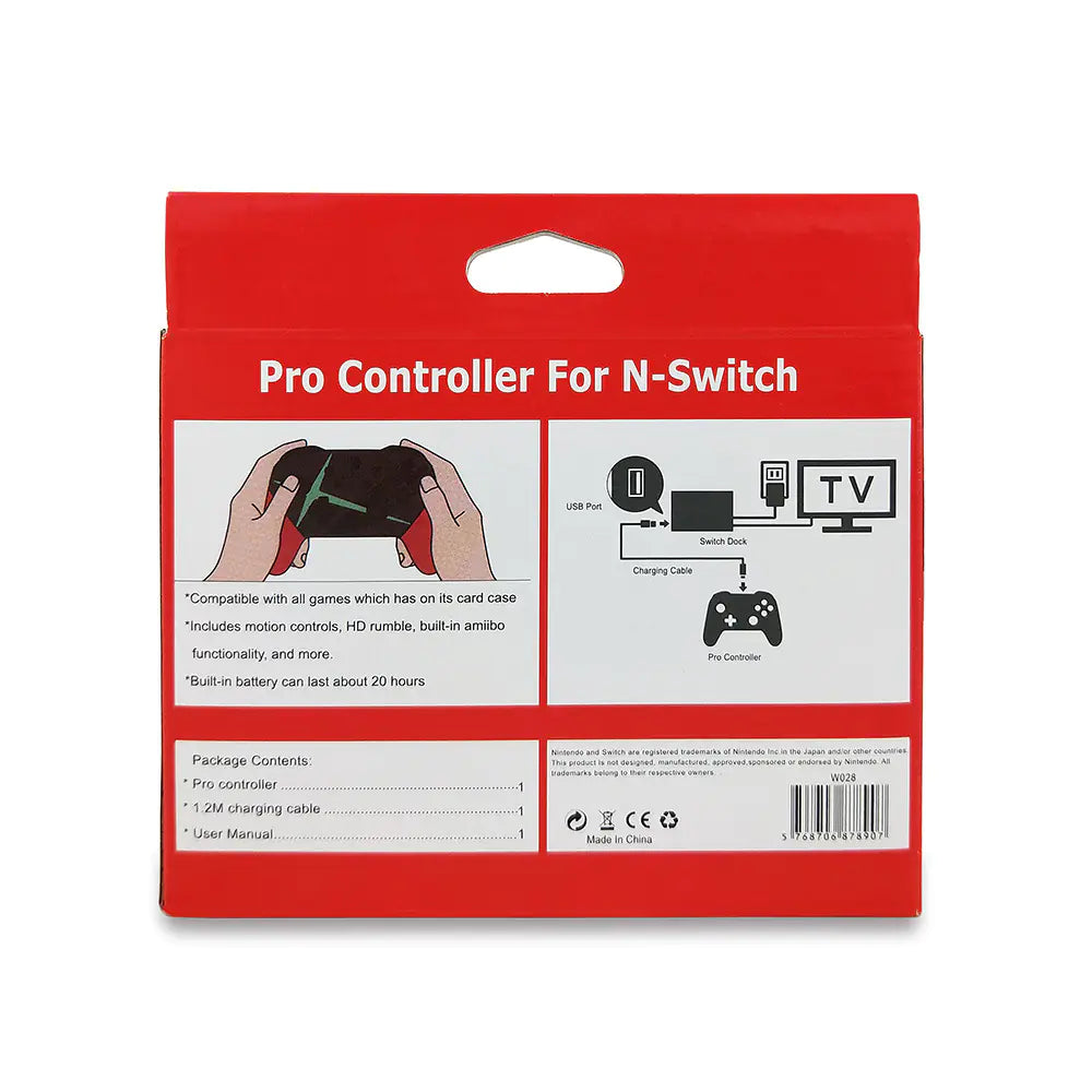 Controlador de Juegos Bluetooth Inalámbrico Switch Pro